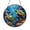 Acrylic 3.5 Inch, variant on Sea Turtle Coastal Stained Glass Style Window Suncatcher Decor with Gold Tone Frame, Decorative Hanging Panel Ornament for Ocean Window Art and Beach Home Decoration