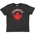 thumbnail image 3 of Inktastic Canada Maple Leaf Youth T-Shirt, 3 of 5