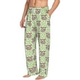 thumbnail image 2 of Daiia Cute Animal Sloth On A Branch Men's Sleep Pant with Pockets and Drawstring,Pajama Pants-XX-Large, 2 of 9