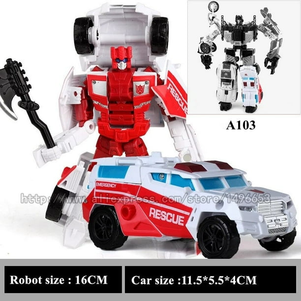 BPF 5 en 1 transFormable Robot coche Figuras de acción Devastator tanque militar motocicleta avión modelo niños niño regalo