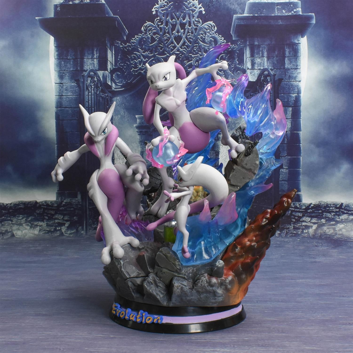 Estátua pokemon Mega evolução Mewtwo Algés, Linda-A-Velha E Cruz