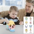 thumbnail image 3 of Human Skull Anatomy Model With Detachable Parts For Science Learning And Study Size Approx 7.7In Long Weight 0.73Lb Educational Assembly Toy Teaching Aid, 3 of 9