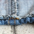 thumbnail image 7 of Walbest Pet Clothes Pet Denim Dog Jeans Jumpsuit Overall Strip Hoodie Coat Small Medium Dogs Cats Classic Jacket Puppy Blue Vintage Washed (XXL), 7 of 7
