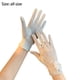 thumbnail image 2 of Guantes de seda de hielo para primavera y otoño, manoplas cortas de encaje con pantalla táctil para conducción fina de verano para mujer, 2 of 5