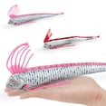 thumbnail image 2 of Juego de figuras realistas con forma de pez con forma de cinta, 3 piezas, modelos de PVC, 2 of 3