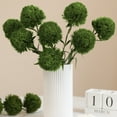 thumbnail image 6 of Vacemry Under $5 Artificial Green Dianthus, Fake Floral Stems for Home Hotel Decoration, Realistic Greenery for Vase, Wreath, Floral Arrangement, No Maintenance Faux Plant, 19.7 Inch, 6 of 6