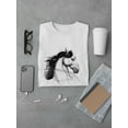 thumbnail image 3 of Beautiful Horse Pen Style T-Shirt Men -Image by Shutterstock, Male Large, 3 of 4