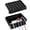 Black, variant on SOCKiTBOX - The Original Weatherproof Connection Box - Large Indoor and Outdoor Electrical Power Cord Enclosure - Green - Small