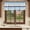Gray Blue, variant on Blue Navy Striped Valances for Windows, Decorative Rod Pocket Window Valance Curtains, Simple Abstract Greyish Lines Art Short Curtain Drapes for Kitchen/Bathroom/Living Room, 2 Panels, 42" W x 12" L