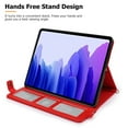 thumbnail image 3 of TECH CIRCLE Galaxy Tab S10 Ultra Case,Galaxy Tab S9 Ultra 2023/S8 Ultra 2022 Case,Business PU Leather Folio Stand Protective Cover S Pen Holder Card Slots Shoulder Hand Strap Wallet Bag Case,Red, 3 of 6