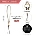 thumbnail image 2 of 2 Pcs Phone Lanyard, Detachable Wrist Strap Glitters with Phone Patches for Phone Case, White, 2 of 5