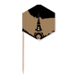 thumbnail image 1 of Eiffel Tower Paris France Toothpick Flags Cupcake Picks Party Celebration, 1 of 3
