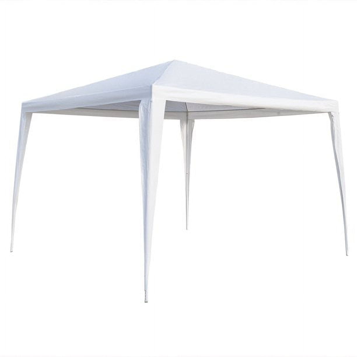 Clearance Sale 10 x 10 Outdoor Canopy Tent White Wedding Pop Up Gazebo Canopy Party Tent Spiral Tubes Practical Waterproof Tent without Side Walls Brighter Windows in Cambodia at KHR 309028