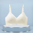 thumbnail image 2 of Women‘s Bra Wireless Maternity Seamless Front Buckle Breastfeeding Bra Solid Color Comfort, 2 of 3