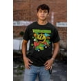 thumbnail image 4 of PACMAN St Paddys Clover Team Green Men's Graphic T Shirt Tees Brisco Brands S, 4 of 5