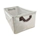 thumbnail image 5 of Caja de contenedores de tela organizadora de armario, contenedores de almacenamiento de ropa, contenedores de almacenamiento plegables para el hogar beige, 5 of 9