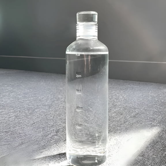 ACDANC 2026 New Plastic Water Bottles with Caps, Clear, Best As Reusable Drinking Bottle, Sauce Jar, Juice Beverage Container, 16.94Fl.Oz