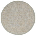 thumbnail image 2 of SAFAVIEH Cambridge Jordan Geometric Wool Area Rug, Blue/Gold, 10' x 10' Round, 2 of 11