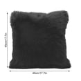 thumbnail image 2 of Funda de almohada mullida, funda de cojín de felpa larga y suave, funda de almohada decorativa para sofá, sofá, cama, silla, 45x45cm Scienceny LF0207-22B, 2 of 7