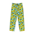 thumbnail image 2 of Vsdgher Lemon1 Print Mens Pajama Pants Sleep & Lounge Pants, PJ Bottoms With elastic waistb and Pockets, 2 of 5