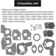 thumbnail image 5 of 495606 494624 Briggs & Stratton 80200 81200 82200 135292 135232 135212 3 thru 5 HP horizontal carburetor overhauled repair rebuild kit, gasket diaphra, 5 of 5