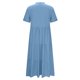 thumbnail image 5 of Vestido de Verano de Manga Corta para las Mujeres Botón de Color Sólido Plegado Vestido con Cuello en V, Vestido de Moda de Verano Casual, 5 of 7