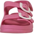 thumbnail image 5 of Norty Boy Girl Children Toddler Little and Big Kid 2 Strap Slide Sandal 41905-11MUSLittleKid (Pink Strap), 5 of 7