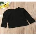 thumbnail image 3 of Baby Girl Long Sleeve T-shirt Crew Neck Cotton Ruffle Tops, 3 of 5