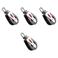 thumbnail image 1 of Zorion Cable Pulley Wheel Single Swivel Block Compact Versatile Smooth Bearing Hardware 4 Piece, 1 of 9