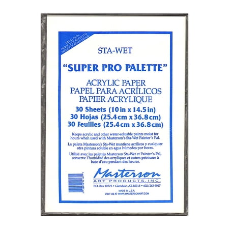 Sta-Wet Super Pro Palette Acrylic Film Refill (pack of 2)
