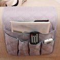 thumbnail image 3 of Waterproof Couch Chair Armrest Organizer Sofa Arm Caddy Tray Tidy Hanging Storage Bag, Red, 3 of 5
