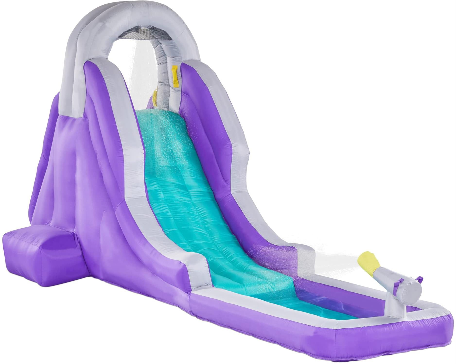 Splish Splash Kids Inflatable Water Park Play Mat for Backyard Pool Summer Outdoor New Ships Slide w/ Slide 