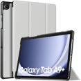 thumbnail image 1 of KOMI Case for Samsung Galaxy Tab A9+/A9 Plus 11 Inch 2023, Slim Lightweight Stand Hard Back Shell Protective Cover for All-New Galaxy Tab A9+ Tablet SM-X210/X216/X218, Apricot Gray, 1 of 5