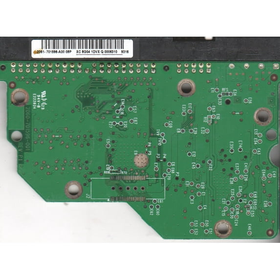 WD2500AAJB-00J3A0, 2061-701596-A00 08P, WD IDE 3.5 PCB