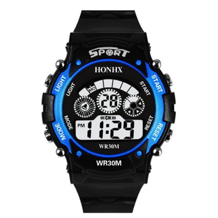 Children Digital Watch Waterproof Outdoor LED Luxury Alarm Date Sports Students Automatic Mechanical Gift Multifunction (Best Automatic Watches Under 400)