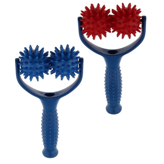 Pitycbo 2pcs Handheld Portable Travel Spiky Massage Ball Shoulder Muscle Pain Stiffness