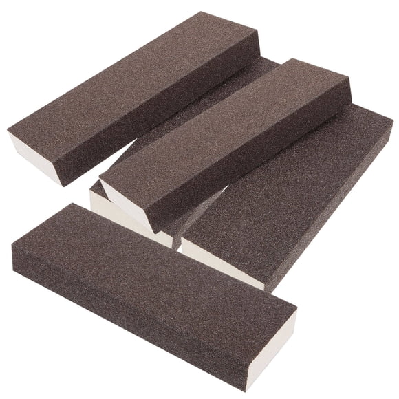 COOPHYA 5Pcs Fine Sand Paper Assorted Sandpaper Blocks for Wood Furniture and Wall Polishing