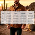 thumbnail image 3 of VEKDONE Mens Sherpa Lined Cargo Jackets Collar Button Down Jacket Warm Thick Fleece Lined Coat Fall Winter Trendy Clothing for Cold Weather, 3 of 5