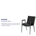 thumbnail image 4 of Emma + Oliver Heavy Duty Black Vinyl Stack Chair with Arms, 4 of 12