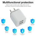 thumbnail image 3 of Dsscvnef Chargeur Mural USB 5V1A pour Téléphone Intelligent Compatible avec Appareils Android Adaptateur de Charge Rapide Prise de Courant Compacte, 3 of 5