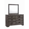 thumbnail image 3 of Picket House Furnishings Grayson Queen Storage Poster 5pc Bedroom Set, Grey Oak, 3 of 11