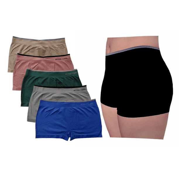 Boxer Dama Microfibra Paquete De 12 Piezas