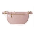 thumbnail image 3 of Bebe NEW Josephine Croco Convertible Sling Belt Fanny Pack / Sling Bag Purse Dusty Pink, 3 of 3