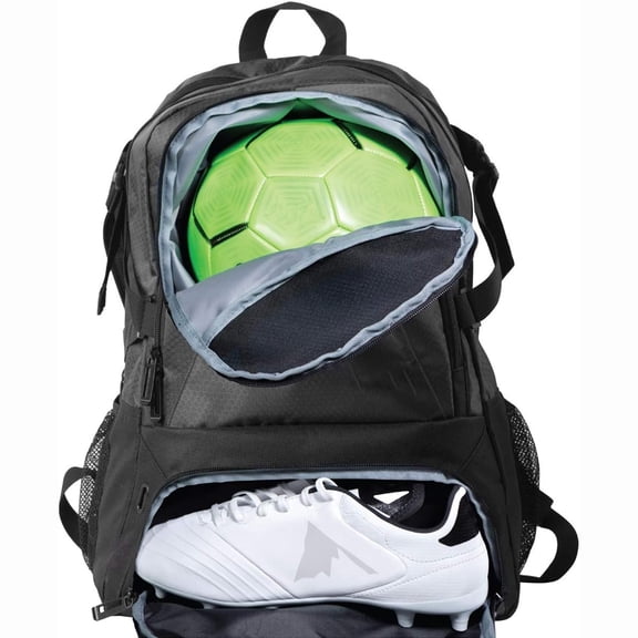 LQSEO Soccer Bag - Backpack for Soccer, Basketball & Football Includes Separate Cleat and Ball Holder Soccer Backpack for Boys