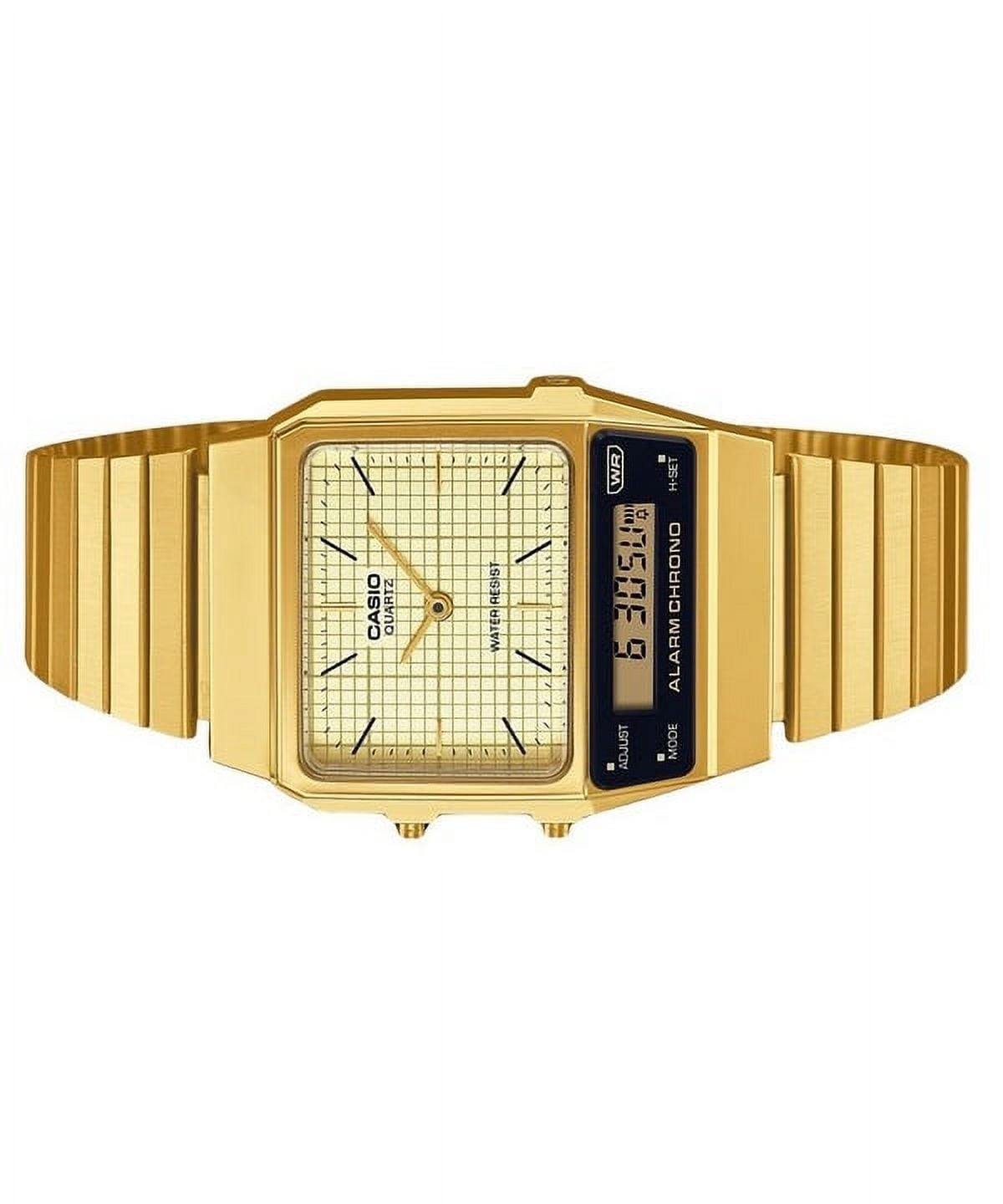 【限定特価】CASIO カシオ AQ-800EG-9A アナデジウォッチ 限定特価】CASIO カシオ AQ-800EG-9A アナデジウォッチ - メルカリ