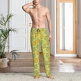 thumbnail image 5 of Uemuo Cute Turtle Pattern Men's Wide Leg Palazzo Lounge Pants with Pockets Light Weight Loose Comfy Casual Pajama Pants-XX-Large, 5 of 9