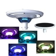 thumbnail image 5 of eLEDing 360° White UFO Round Solar Powered Outdoor Motion Sensing RGB Integrated LED Post Light w/ Remote, 5 of 10