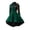 Green, variant on Uaswgudfs Women Girls Gothic Dress Long Sleeve Multi Layers Classic Steampunk Dress Vintage Renaissance Clothing, Green XXXL