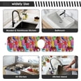 thumbnail image 7 of Watercolor Multicolor Ice Cream Sink Splash Guard for Faucet 2 Packs Faucet Absorbent Mats, Color Splashes Summer Faucet Handle Drip Catcher Quickly Drying Mat for Kitchen Bathroom, 23.6"x5.5", 7 of 7