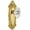 Lifetime Brass, variant on Grandeur Biarritz Crystal Door Knob with Grande Victorian Plate